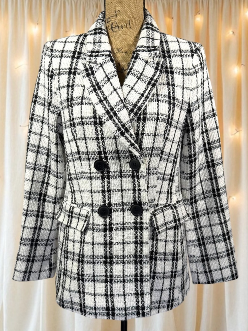 MOODO Outerwear Plaid Jacket